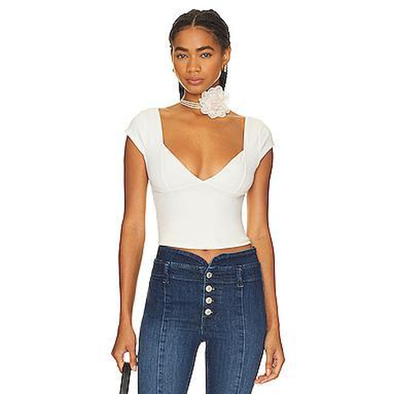 Free People Duo Corset Cami in Black
